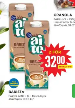Willys Barista havredryck erbjuda