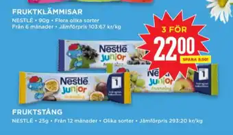 Willys Nestlé fruktstång erbjuda