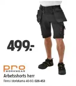 Jula Arbetsshorts herr erbjuda