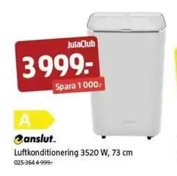 Jula Luftkonditionering 3520 W, 73 cm erbjuda