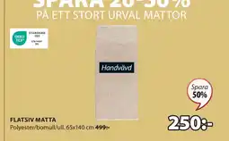 JYSK FLATSIV MATTA erbjuda