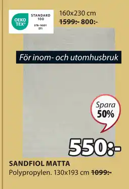 JYSK SANDFIOL MATTA erbjuda