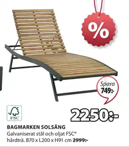 JYSK BAGMARKEN SOLSÄNG erbjuda