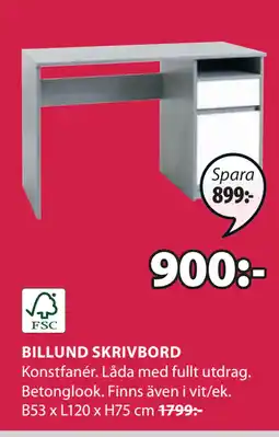 JYSK BILLUND SKRIVBORD erbjuda