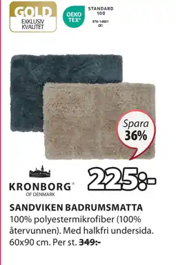 JYSK SANDVIKEN BADRUMSMATTA erbjuda