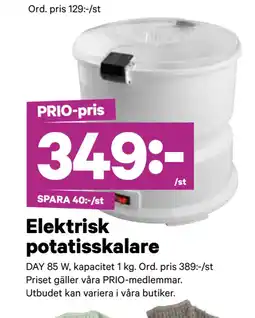 City Gross Elektrisk potatisskalare erbjuda