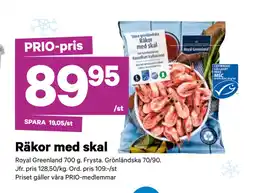 City Gross Räkor med skal erbjuda