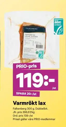 City Gross Varmrökt lax erbjuda