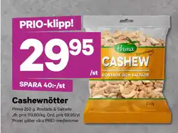 City Gross Cashewnötter erbjuda