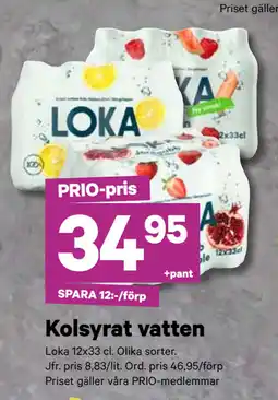 City Gross Kolsyrat vatten erbjuda