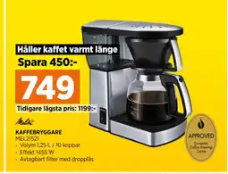 Power KAFFEBRYGGARE erbjuda