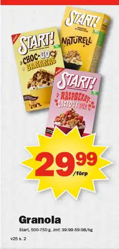 Pekås Granola erbjuda