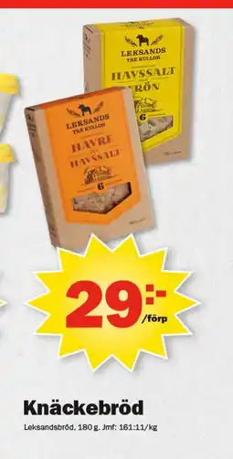 Pekås Knäckebröd erbjuda
