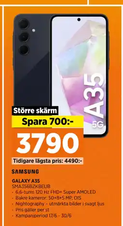 Power GALAXY A35 erbjuda