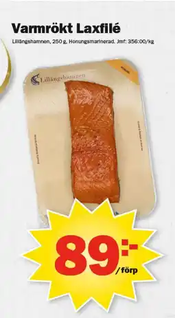 Pekås Varmrökt Laxfilé erbjuda
