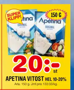 Nya Pulsen APETINA VITOST erbjuda