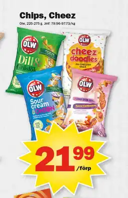 Pekås Chips, Cheez erbjuda