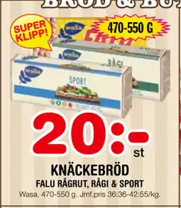 Nya Pulsen KNÄCKEBRÖD erbjuda