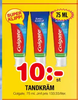 Nya Pulsen TANDKRÄM erbjuda