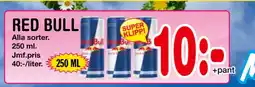 Nya Pulsen RED BULL erbjuda