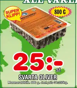 Nya Pulsen SVARTA OLIVER erbjuda