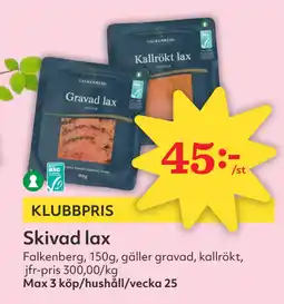 Hemköp Skivad lax erbjuda