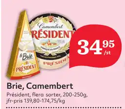 Hemköp Brie, Camembert erbjuda