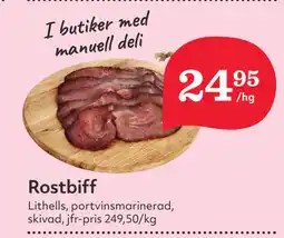 Hemköp Rostbiff erbjuda