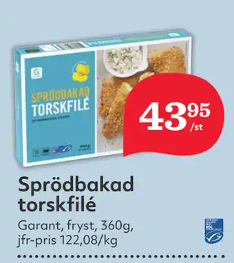 Hemköp Sprödbakad torskfilé erbjuda