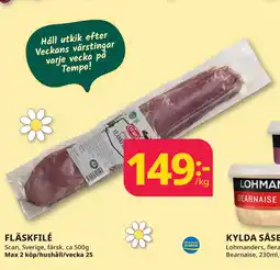 Tempo FLÄSKFILÉ erbjuda
