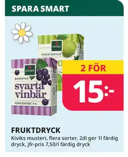 Tempo FRUKTDRYCK erbjuda