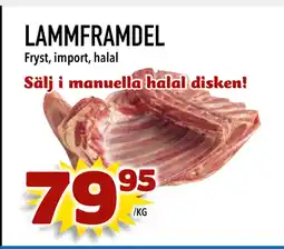 Prisma Mat LAMMFRAMDEL erbjuda