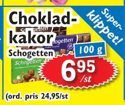 T-jarlen Chokladkakor erbjuda