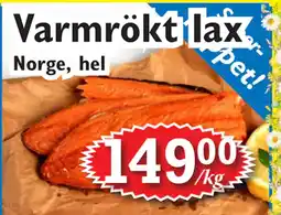 T-jarlen Varmrökt lax erbjuda