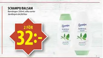 Matvärlden Tensta SCHAMPO/BALSAM erbjuda