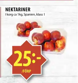Matvärlden Tensta NEKTARINER erbjuda