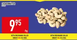 Matdax CASHEWNÖTTER erbjuda