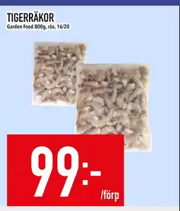 Matdax TIGERRÄKOR erbjuda