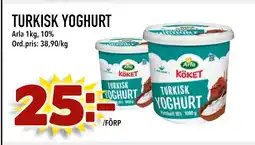 Din Mat TURKISK YOGHURT erbjuda