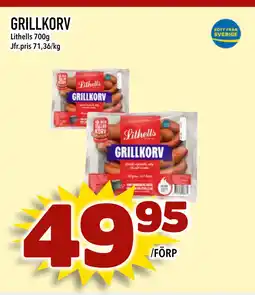 Din Mat GRILLKORV erbjuda