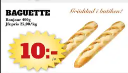Bonum Matmarknad BAGUETTE erbjuda