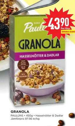 Willys Hemma GRANOLA erbjuda