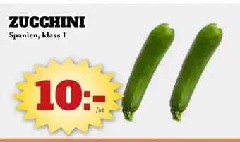 Bonum Matmarknad ZUCCHINI erbjuda