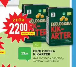 Willys EKOLOGISKA KIKÄRTER erbjuda