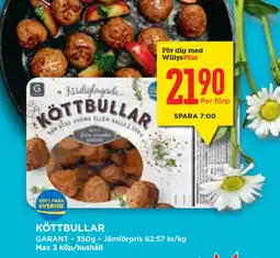 Willys Hemma KÖTTBULLAR erbjuda