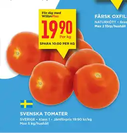 Willys SVENSKA TOMATER erbjuda