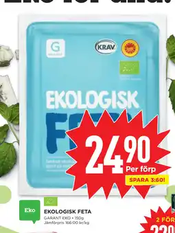 Willys EKOLOGISK FETA erbjuda