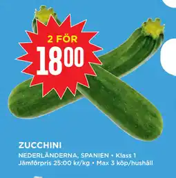 Willys ZUCCHINI erbjuda