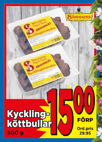 Supergrossen Kycklingköttbullar erbjuda