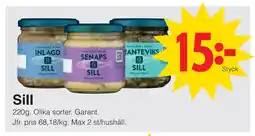 Matöppet Sill erbjuda